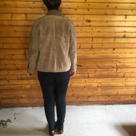 { parasol } vintage leather bomber jacket - Picture 4 of 7